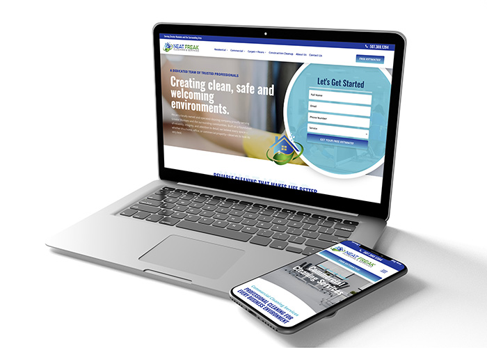 Responsive Website Development | Neat Freak Cleaning & Services Responsive Website Development | Neat Freak Cleaning & Services